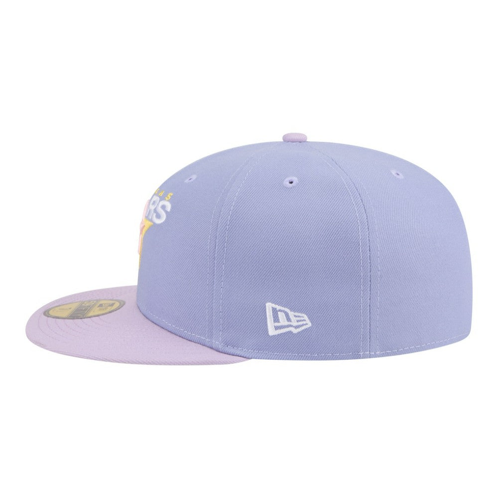 Dallas Stars New Era Lavender Bloom 59FIFTY Fitted Hat - Light Purple/Purple - NHL