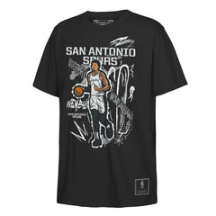 Victor Wembanyama San Antonio Spurs Outerstuff Youth Chalked Up Player Name & Number T-Shirt Black - NBA