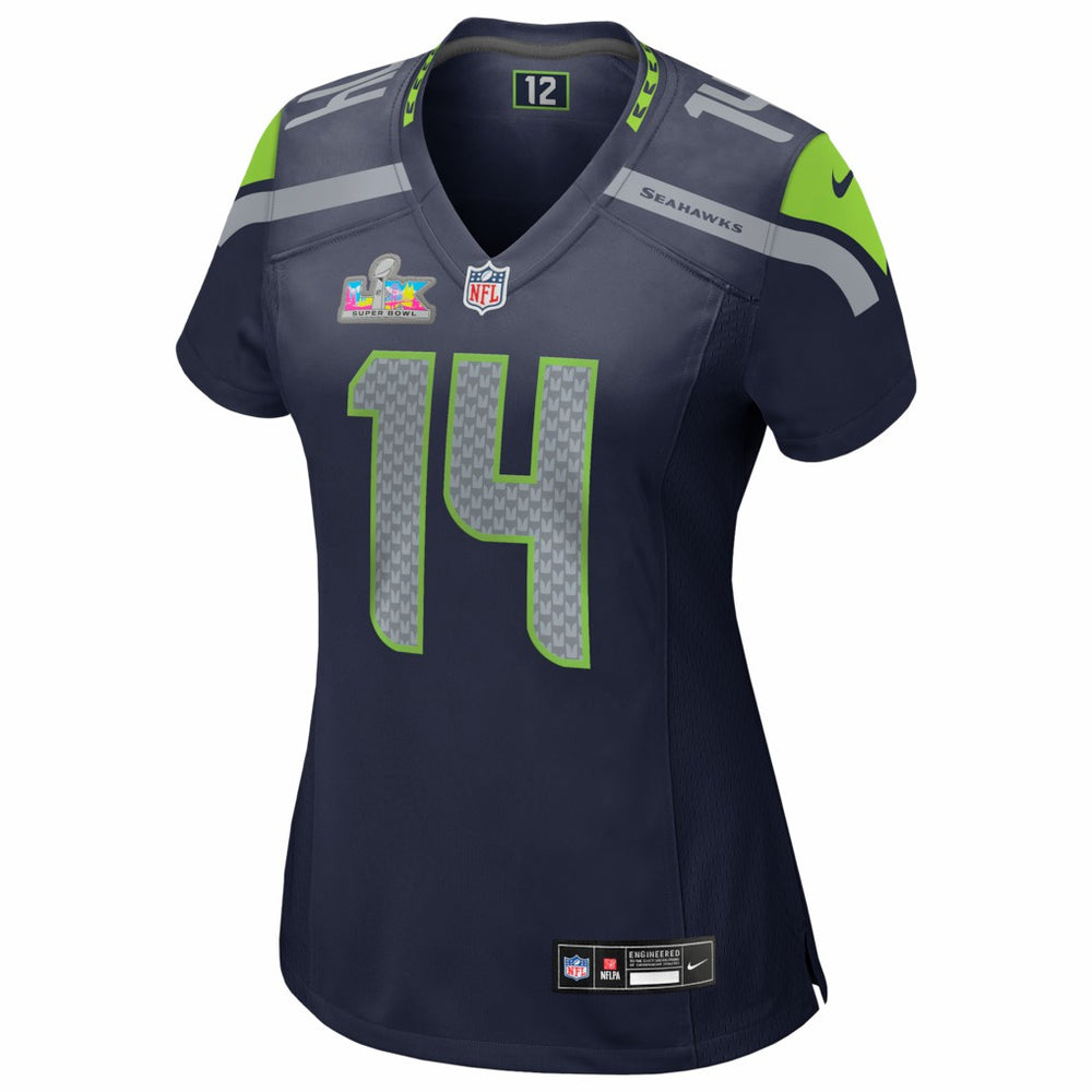 Sam Darnold Seattle Seahawks Women's Super Bowl LX Patch Game Jersey College Navy | Nike for Sale