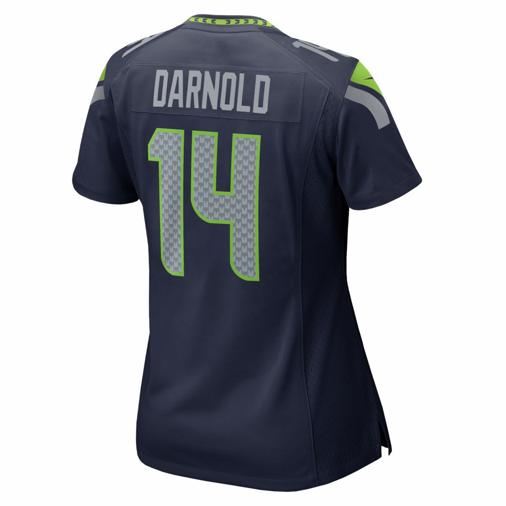 Sam Darnold Seattle Seahawks Women's Super Bowl LX Patch Game Jersey College Navy | Nike for Sale