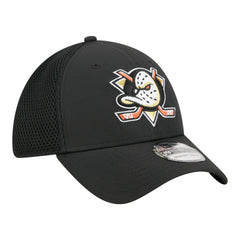 Anaheim Ducks New Era Logo 39THIRTY Flex Hat - Black - NHL