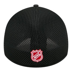 Calgary Flames New Era Logo 39THIRTY Flex Hat - Black - NHL