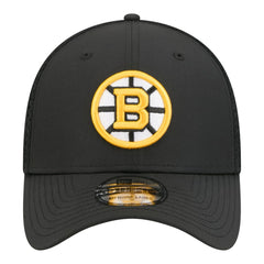 Boston Bruins New Era Logo 39THIRTY Flex Hat - Black - NHL