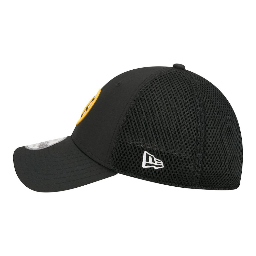 Boston Bruins New Era Logo 39THIRTY Flex Hat - Black - NHL