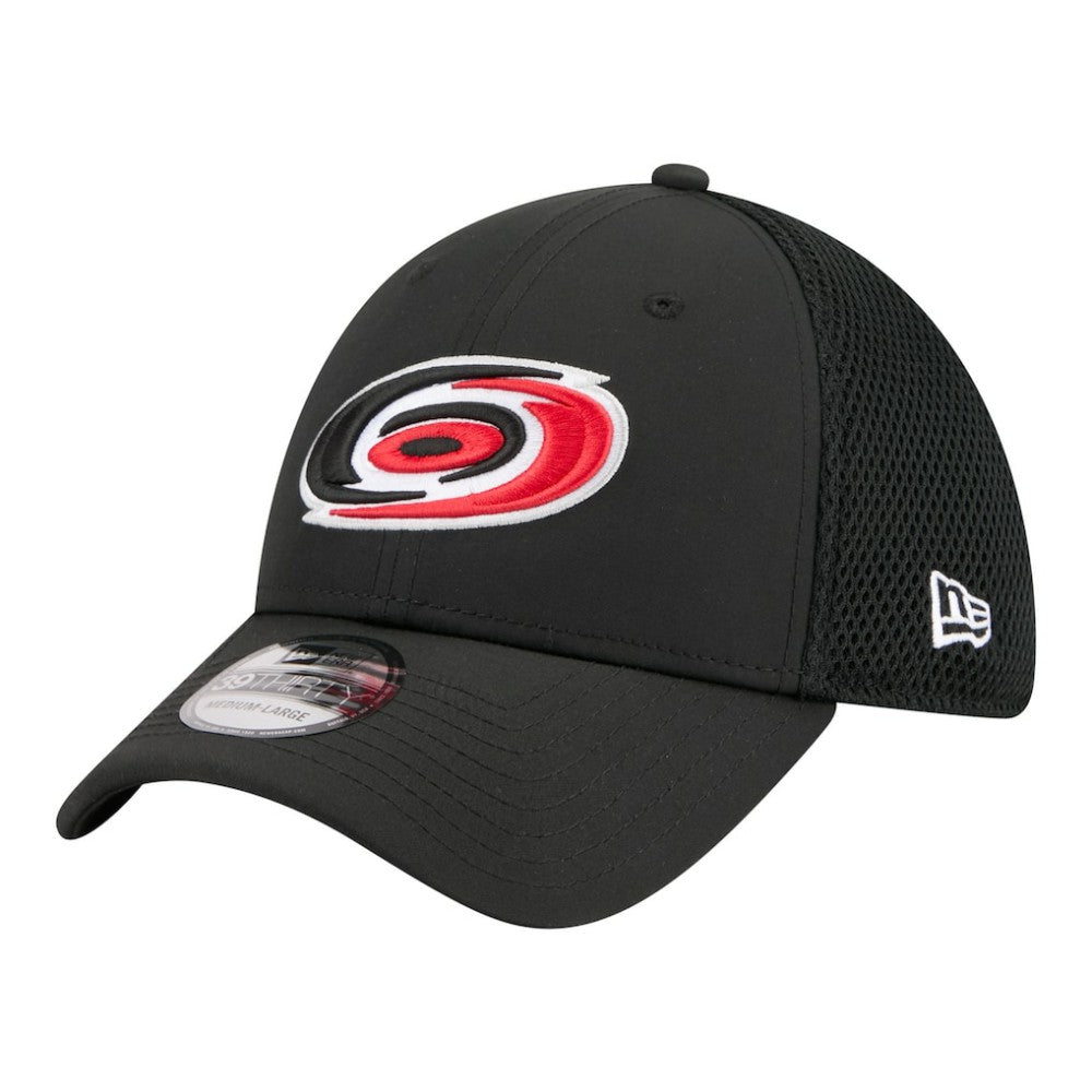 Carolina Hurricanes New Era Logo 39THIRTY Flex Hat - Black - NHL