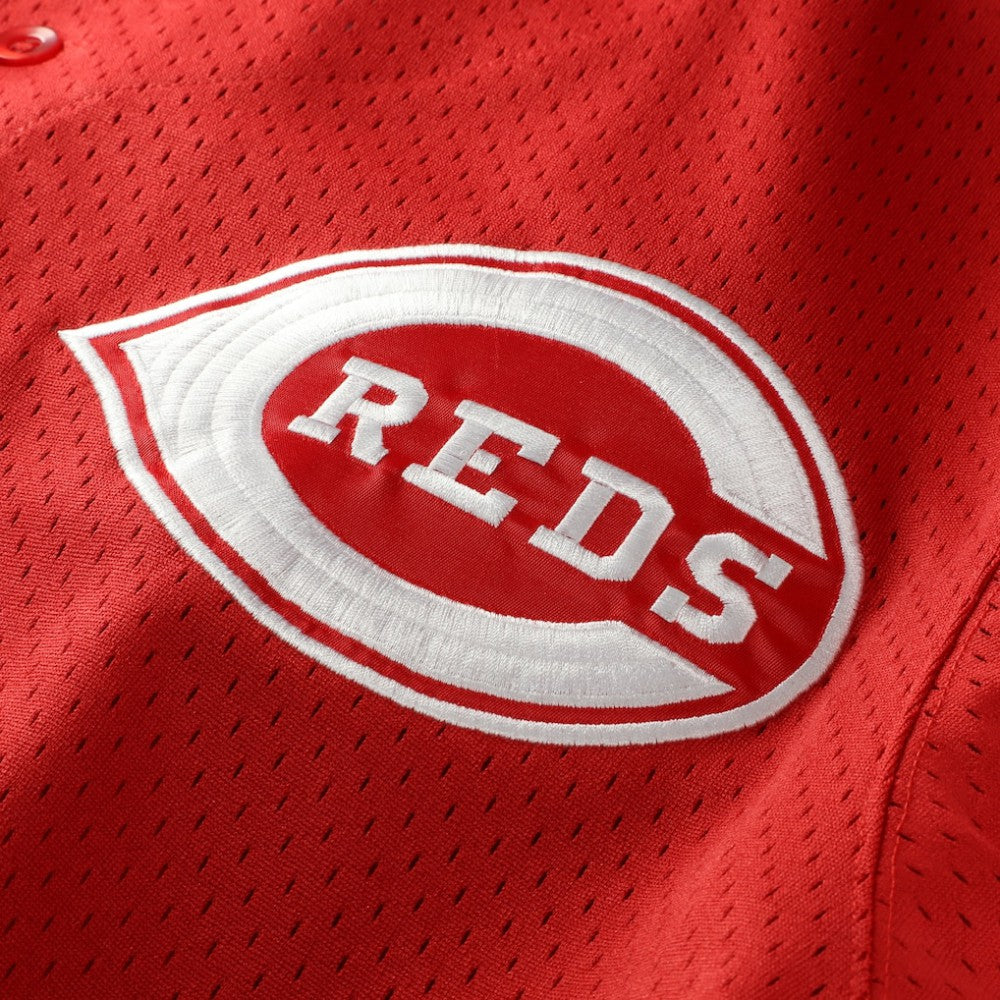 Deion Sanders Cincinnati Reds Mitchell & Ness Big & Tall Cooperstown Mesh Batting Practice Jersey - MLB