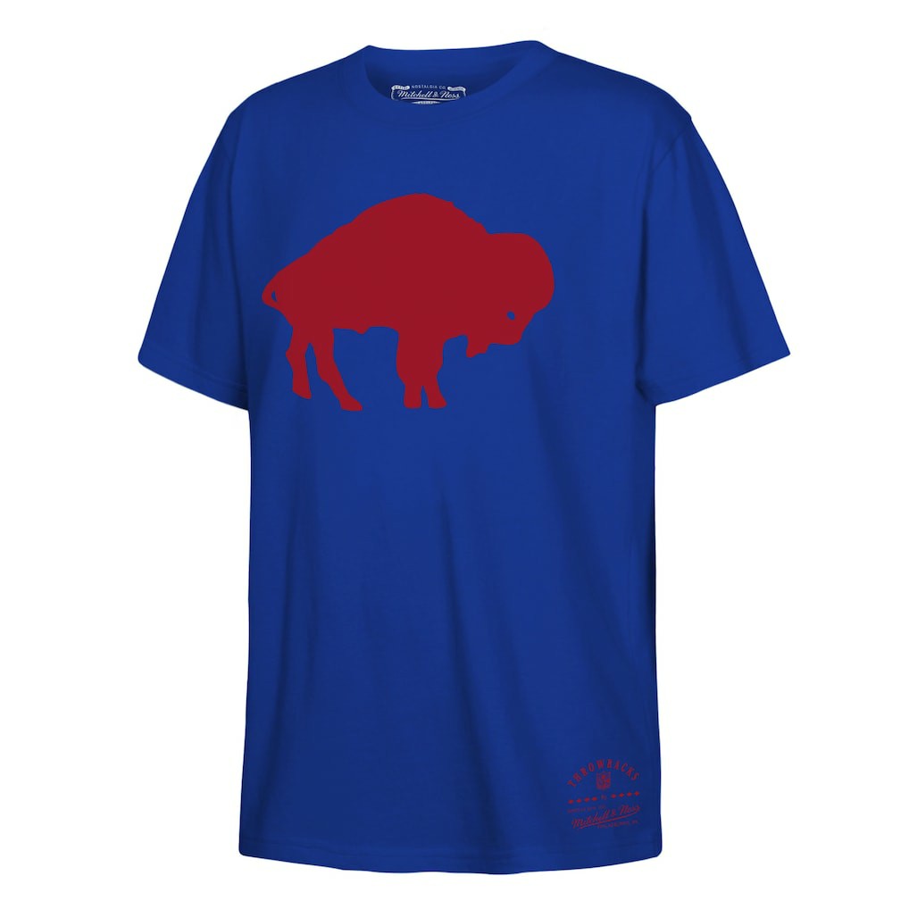 Buffalo Bills Youth Retro Logo T-Shirt Royal | Mitchell & Ness
