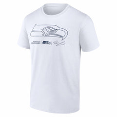 Jaxon Smith-Njigba Seattle Seahawks Tonal Name & Number T-Shirt White | NFL