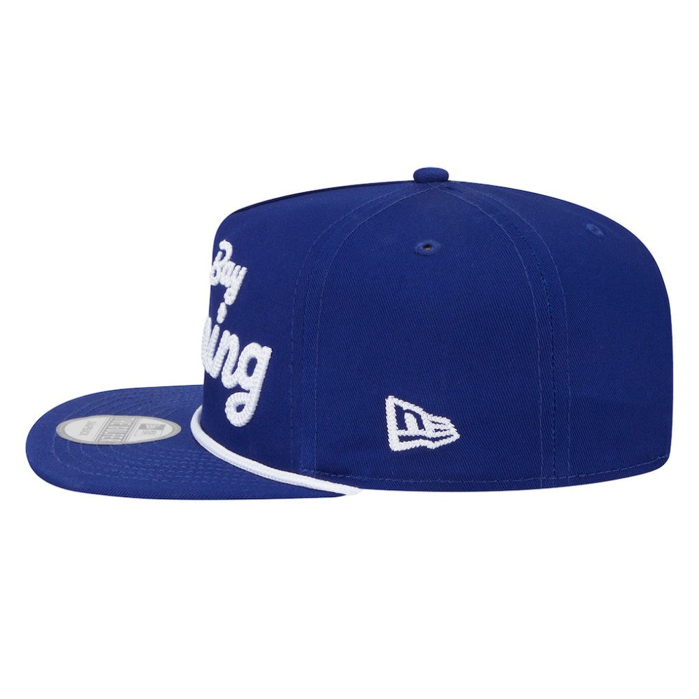 Tampa Bay Lightning New Era Team Text Golfer Adjustable Hat - Blue - NHL
