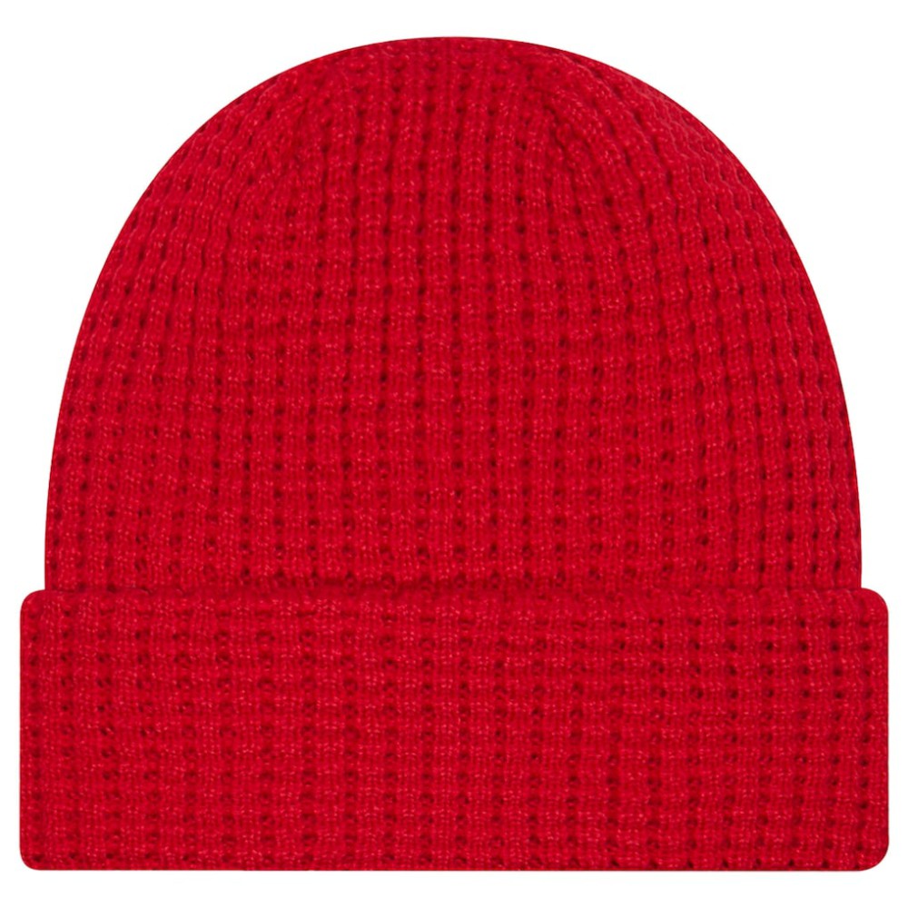 Carolina Hurricanes New Era Waffle Cuffed Knit Hat - Red - NHL