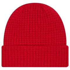 Carolina Hurricanes New Era Waffle Cuffed Knit Hat - Red - NHL