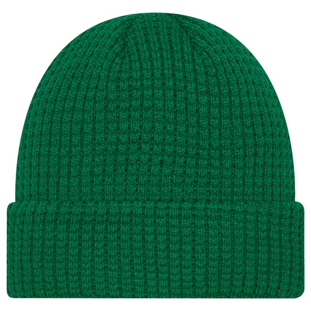 Dallas Stars New Era Waffle Cuffed Knit Hat - Kelly Green - NHL