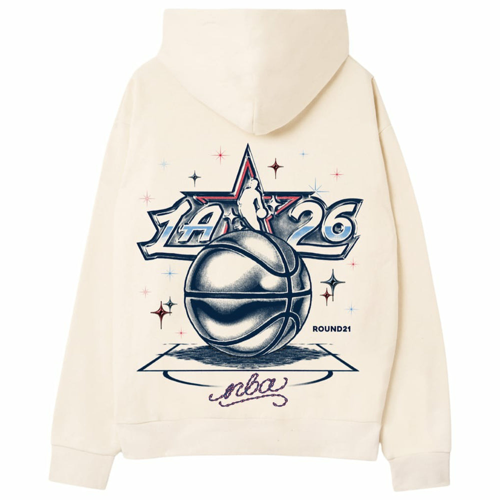 round21 Unisex 2026 NBA All-Star Game Court Shine Hoodie Cream - NBA