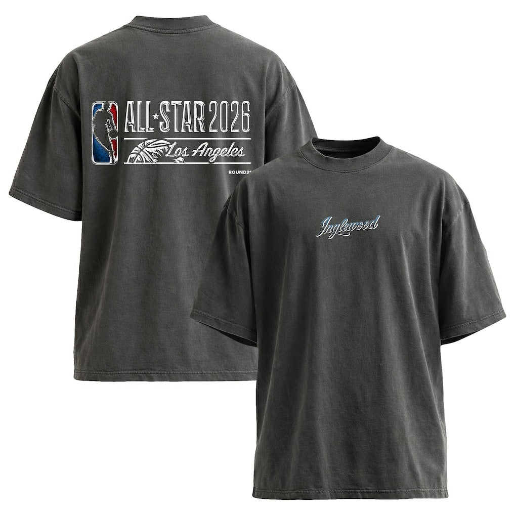 round21 Unisex 2026 NBA All-Star Game Court T-Shirt Gray - NBA