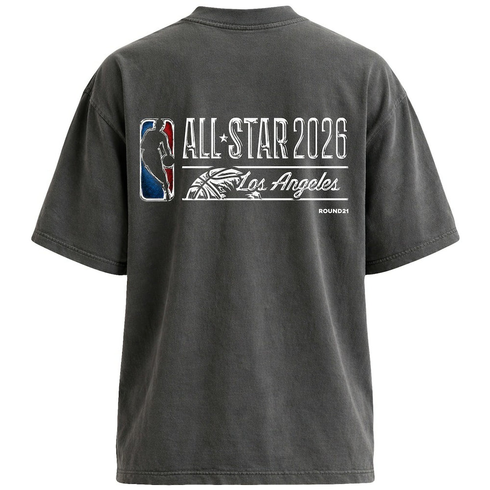 round21 Unisex 2026 NBA All-Star Game Court T-Shirt Gray - NBA