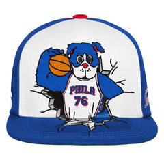 Philadelphia 76ers Youth Mascot Snapback Hat Royal - NBA