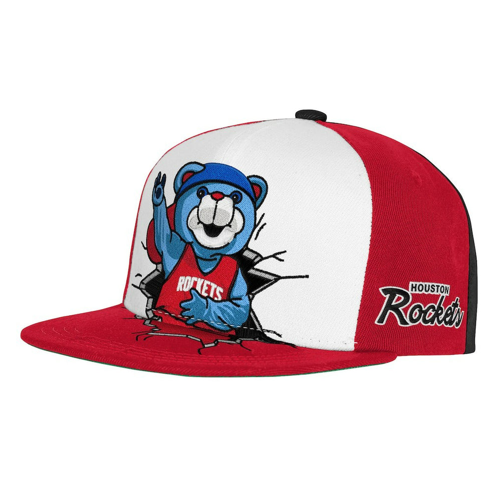 Houston Rockets Youth Mascot Snapback Hat Red - NBA