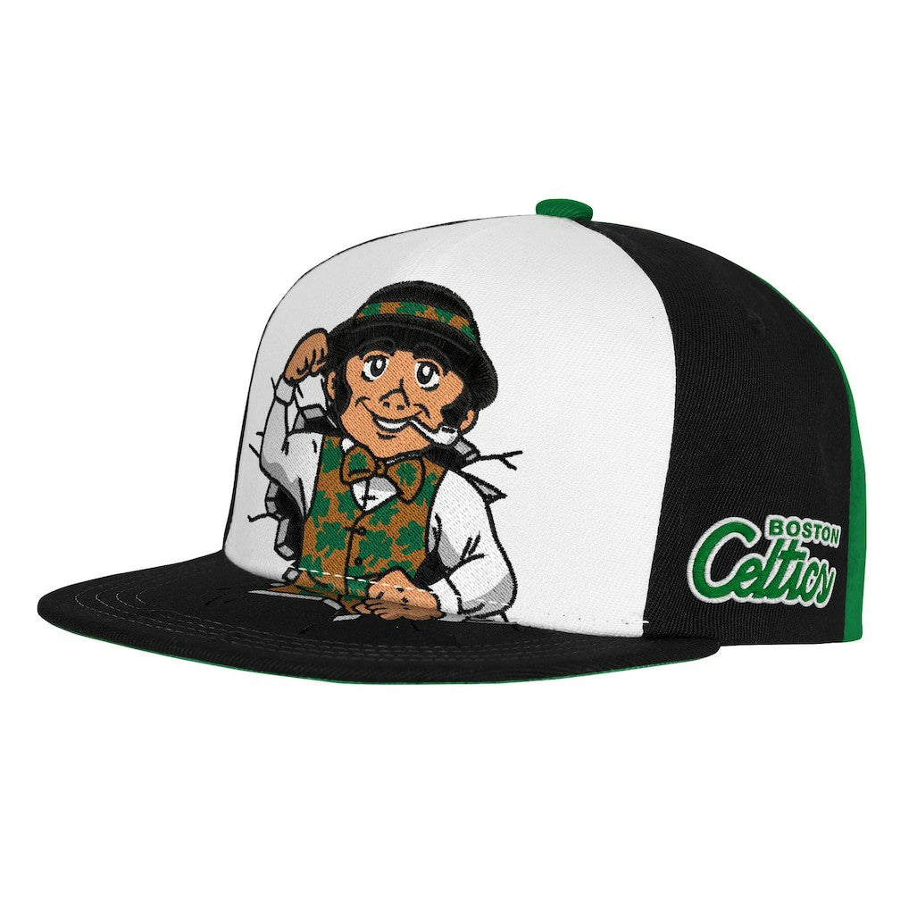 Boston Celtics Youth Mascot Snapback Hat Green - NBA