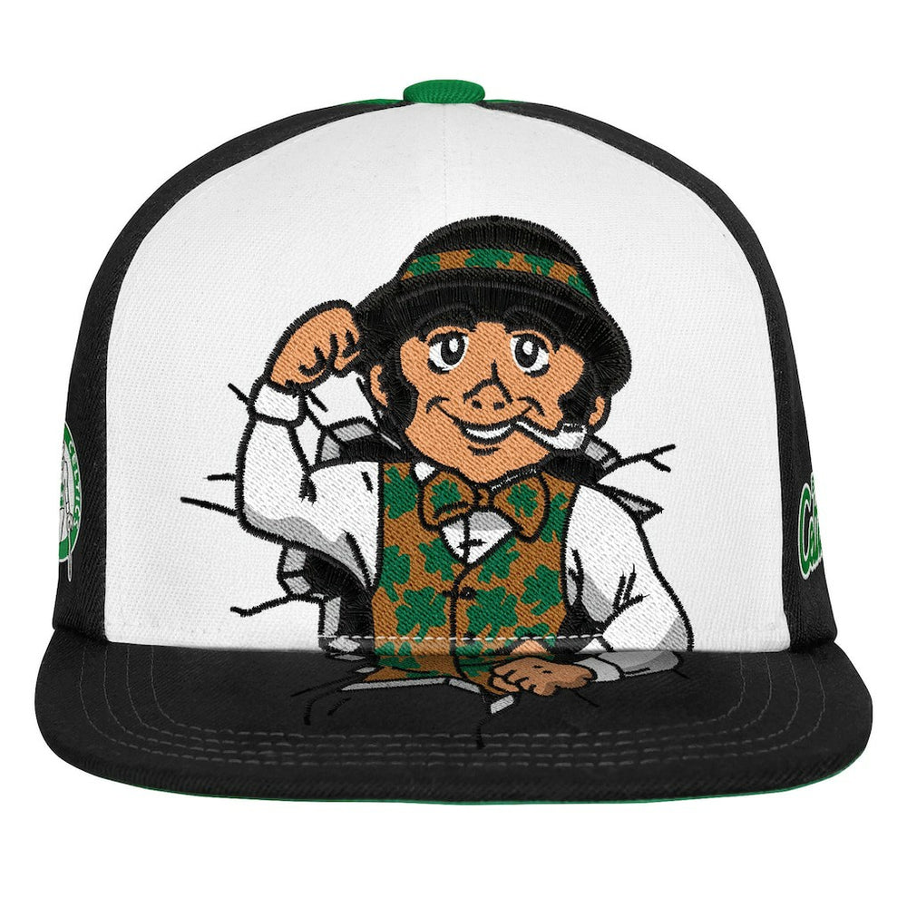 Boston Celtics Youth Mascot Snapback Hat Green - NBA
