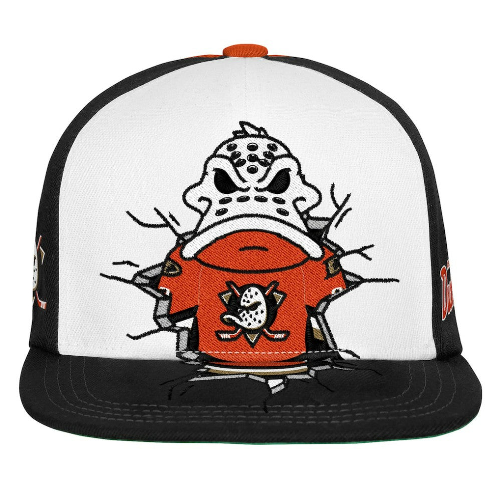 Anaheim Ducks Mitchell & Ness Youth Mascot Snapback Hat - Orange - NHL