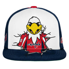 Washington Capitals Mitchell & Ness Youth Mascot Snapback Hat - Navy - NHL