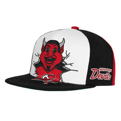 New Jersey Devils Mitchell & Ness Youth Mascot Snapback Hat - Red - NHL