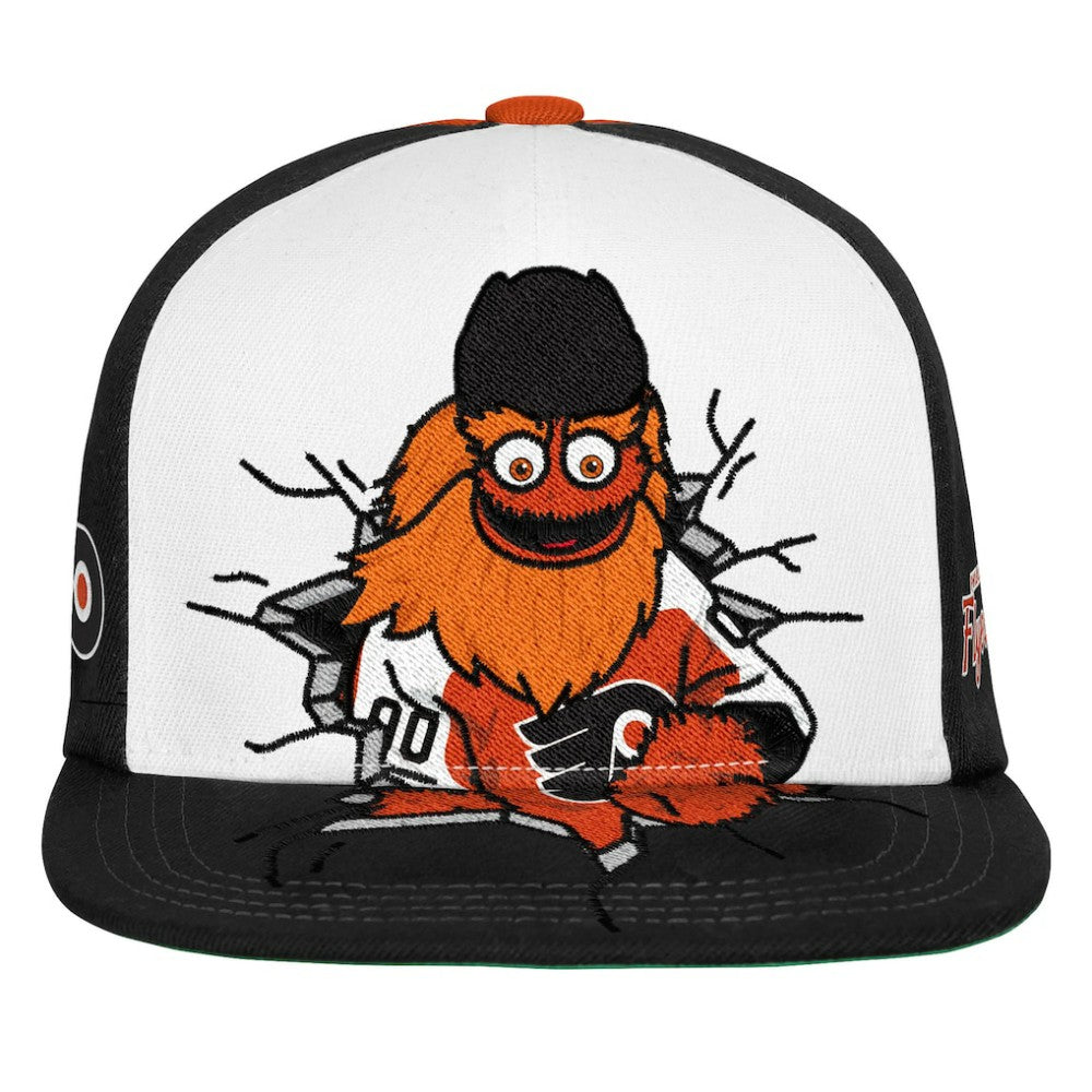 Philadelphia Flyers Mitchell & Ness Youth Mascot Snapback Hat - Orange - NHL
