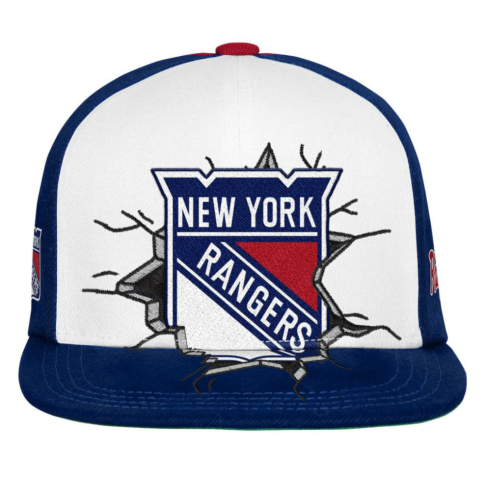 New York Rangers Mitchell & Ness Youth Mascot Snapback Hat - Navy - NHL
