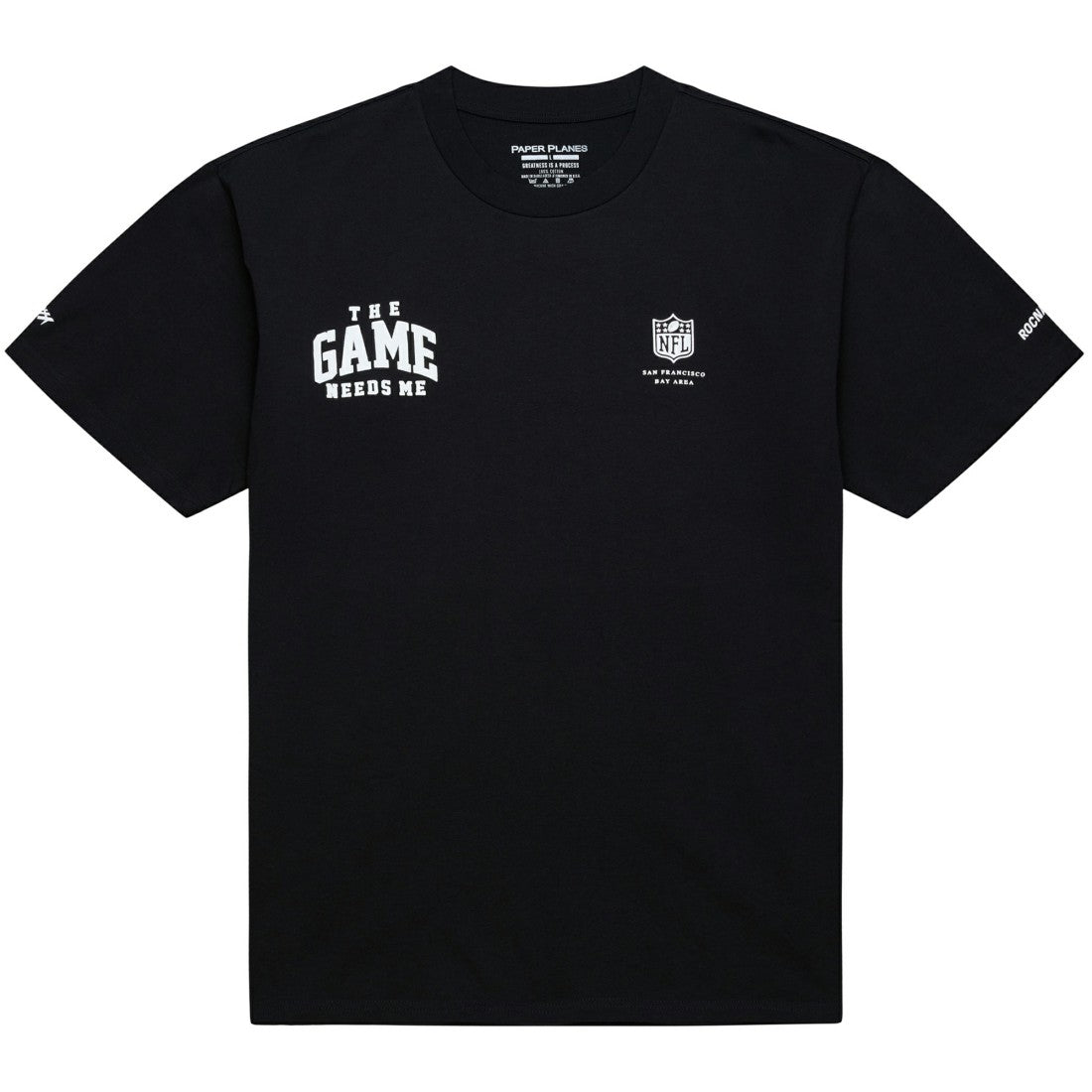 Super Bowl LX Roc Nation x Paper Planes x NFL T-Shirt Black | NFL