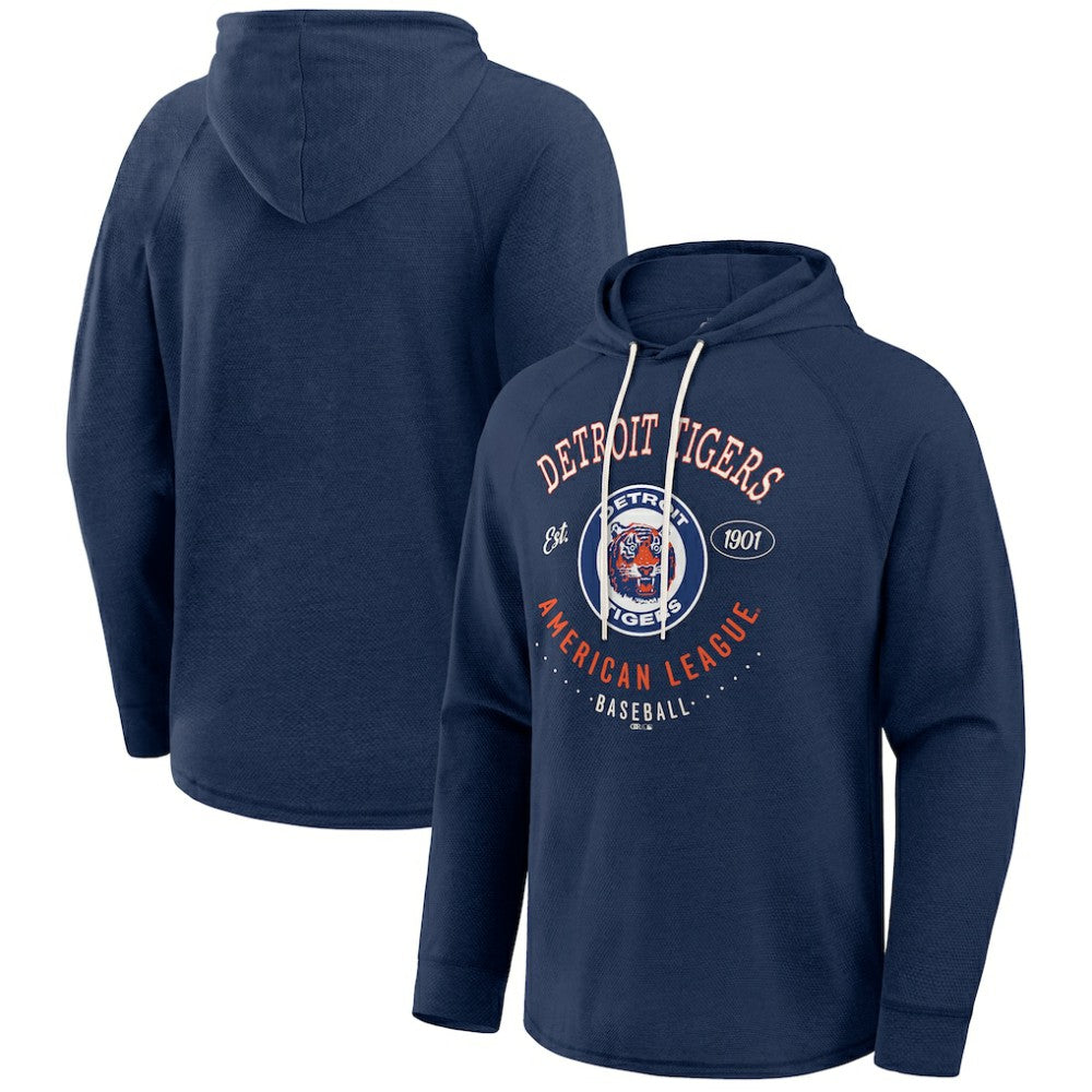 Detroit Tigers Darius Rucker Collection by Fanatics Raglan Hooded Long Sleeve T-Shirt - MLB