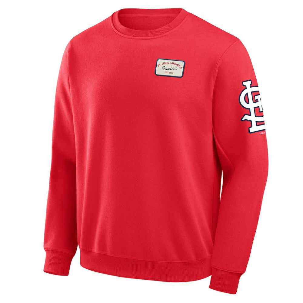 St. Louis Cardinals Darius Rucker Collection by Fanatics Washed Crew Neck Pullover Sweatshirt - MLB