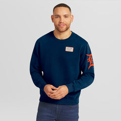 Detroit Tigers Darius Rucker Collection by Fanatics Washed Crew Neck Pullover Sweatshirt - MLB