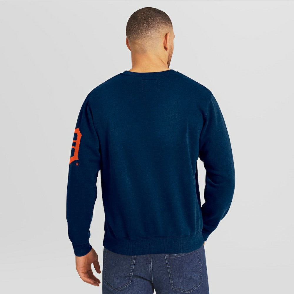 Detroit Tigers Darius Rucker Collection by Fanatics Washed Crew Neck Pullover Sweatshirt - MLB