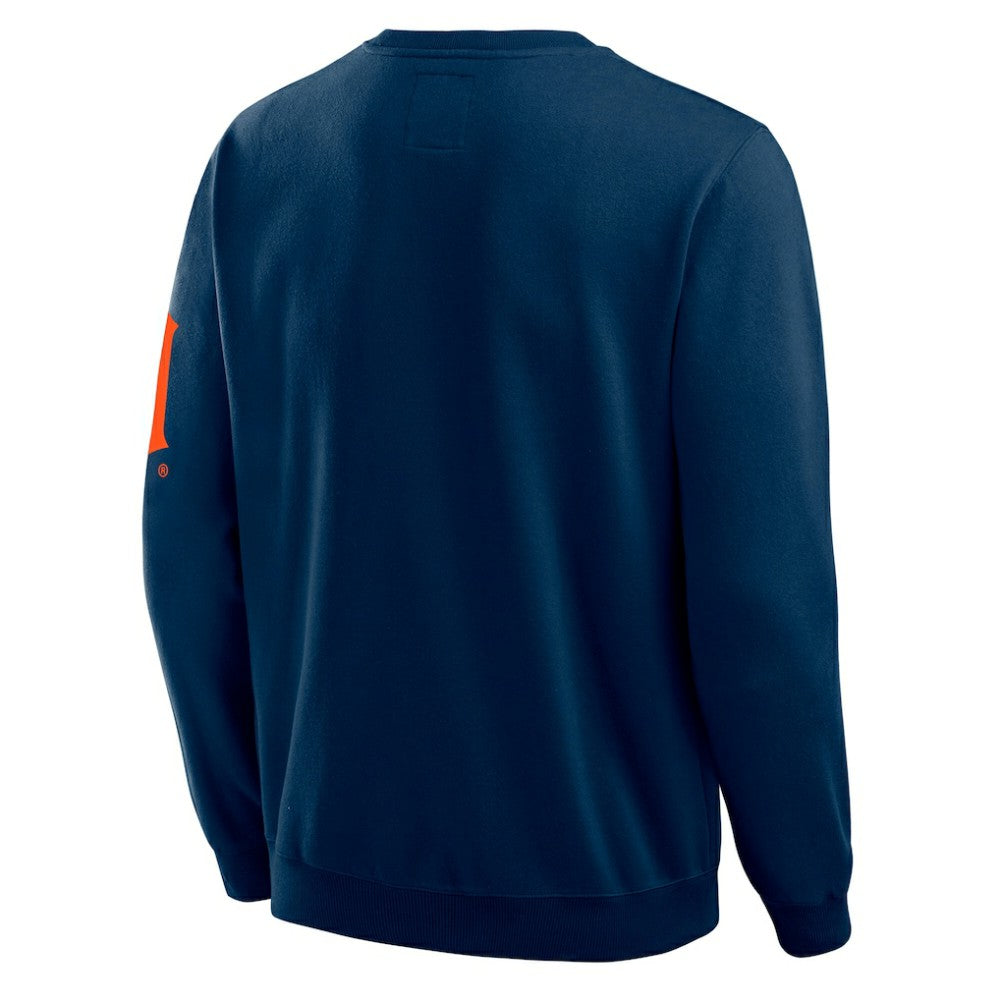 Detroit Tigers Darius Rucker Collection by Fanatics Washed Crew Neck Pullover Sweatshirt - MLB