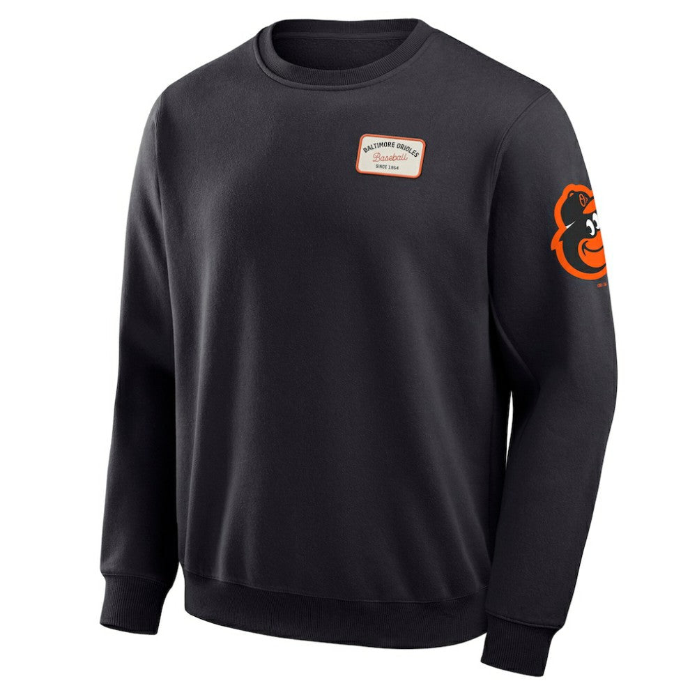 Baltimore Orioles Darius Rucker Collection by Fanatics Washed Crew Neck Pullover Sweatshirt - MLB