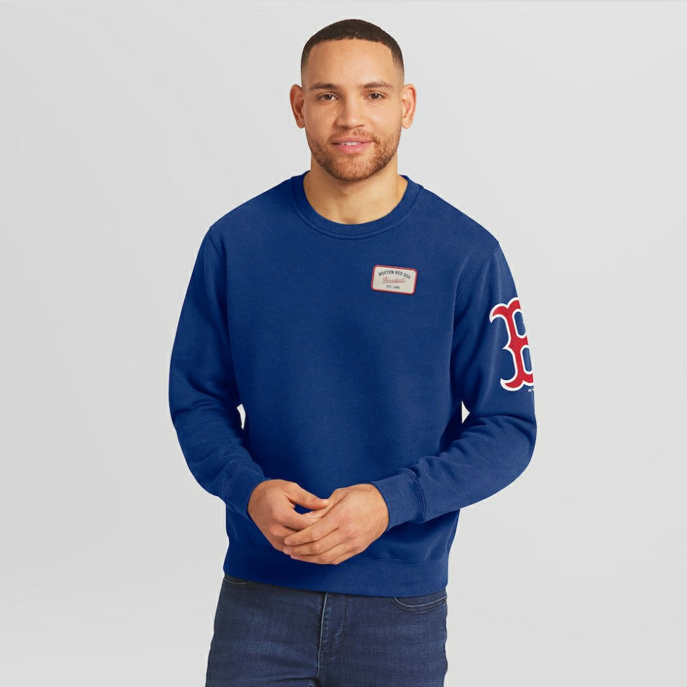 Boston Red Sox Darius Rucker Collection by Fanatics Washed Crew Neck Pullover Sweatshirt - MLB