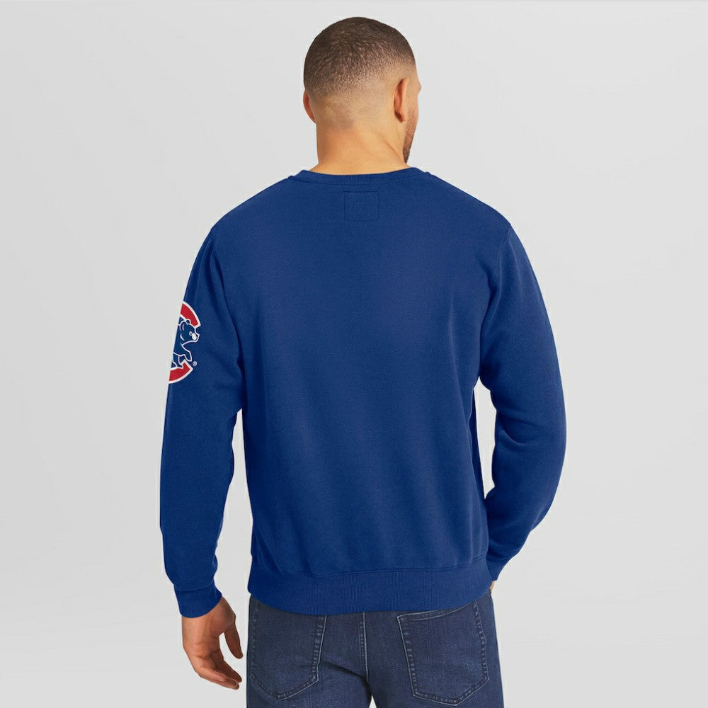 Chicago Cubs Darius Rucker Collection by Fanatics Washed Crew Neck Pullover Sweatshirt - MLB