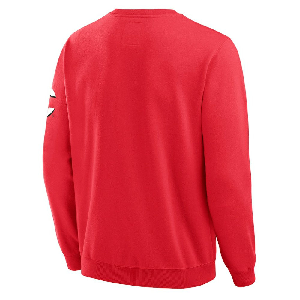 Cincinnati Reds Darius Rucker Collection by Fanatics Washed Crew Neck Pullover Sweatshirt - MLB
