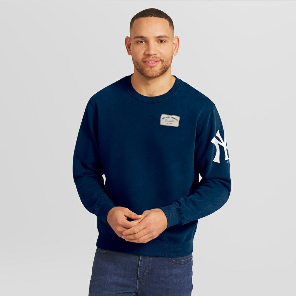New York Yankees Darius Rucker Collection by Fanatics Washed Crew Neck Pullover Sweatshirt - MLB