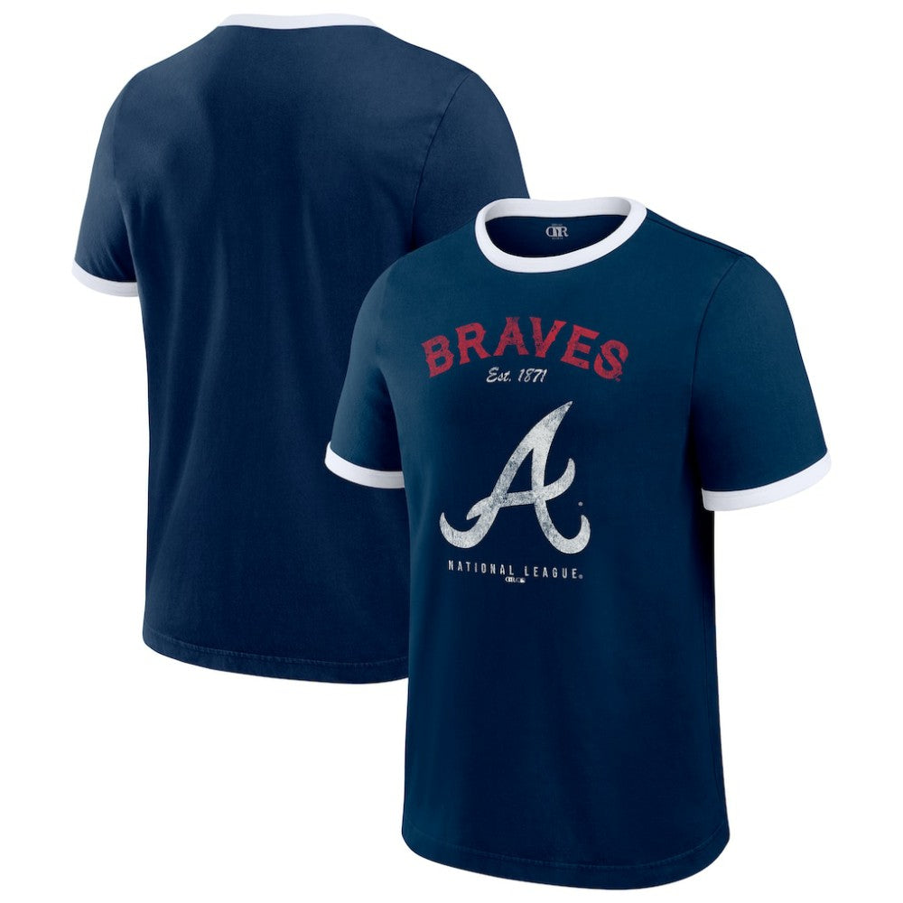 Atlanta Braves Darius Rucker Collection by Fanatics Washed Ringer T-Shirt - MLB