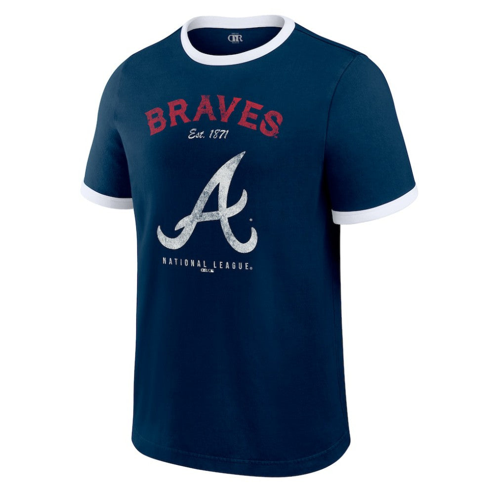 Atlanta Braves Darius Rucker Collection by Fanatics Washed Ringer T-Shirt - MLB