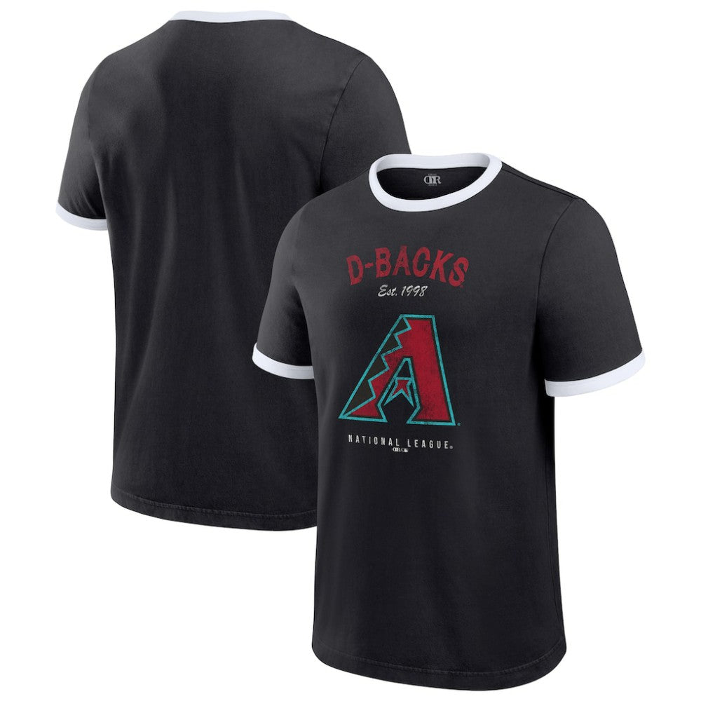 Arizona Diamondbacks Darius Rucker Collection by Fanatics Washed Ringer T-Shirt - MLB