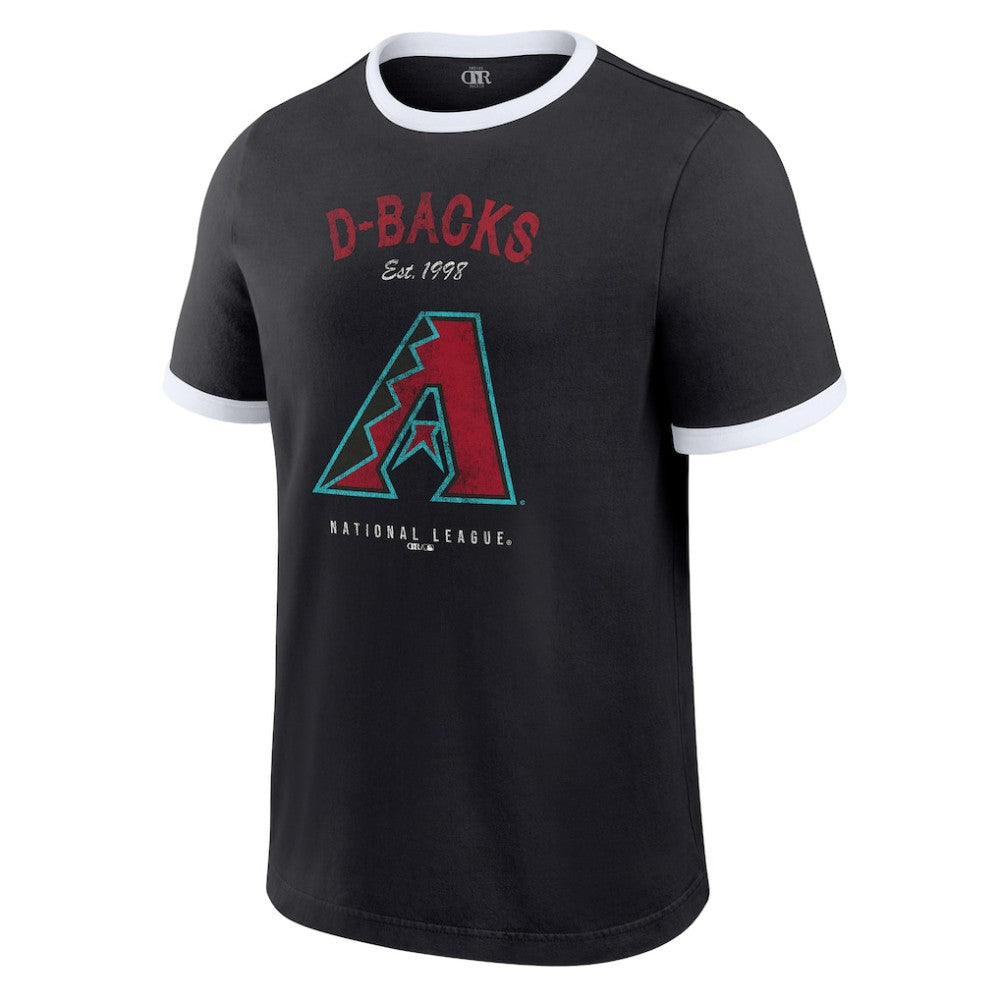 Arizona Diamondbacks Darius Rucker Collection by Fanatics Washed Ringer T-Shirt - MLB
