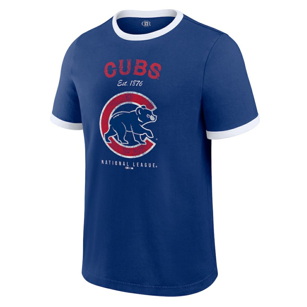 Chicago Cubs Darius Rucker Collection by Fanatics Washed Ringer T-Shirt - MLB