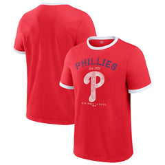 Philadelphia Phillies Darius Rucker Collection by Fanatics Washed Ringer T-Shirt - MLB