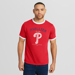 Philadelphia Phillies Darius Rucker Collection by Fanatics Washed Ringer T-Shirt - MLB