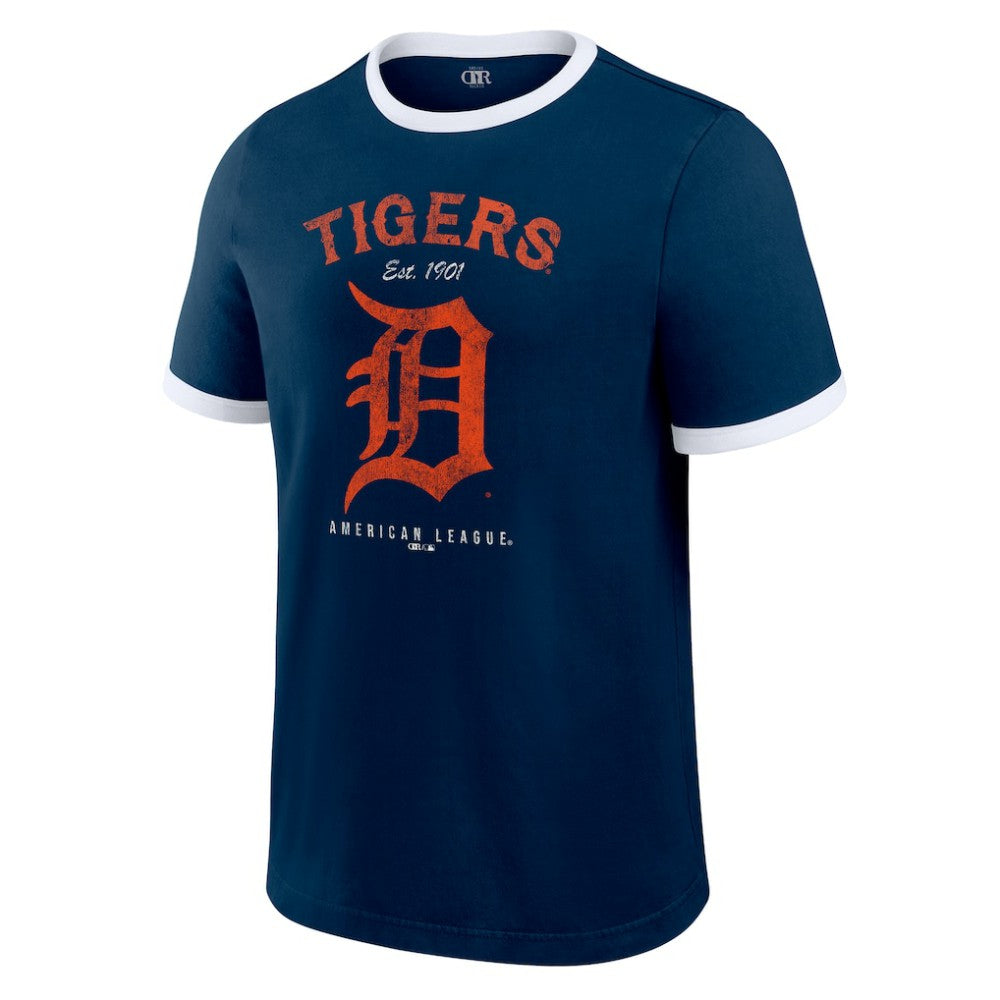 Detroit Tigers Darius Rucker Collection by Fanatics Washed Ringer T-Shirt - MLB