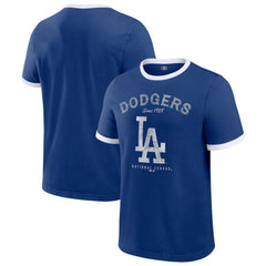 Los Angeles Dodgers Darius Rucker Collection by Fanatics Washed Ringer T-Shirt - MLB
