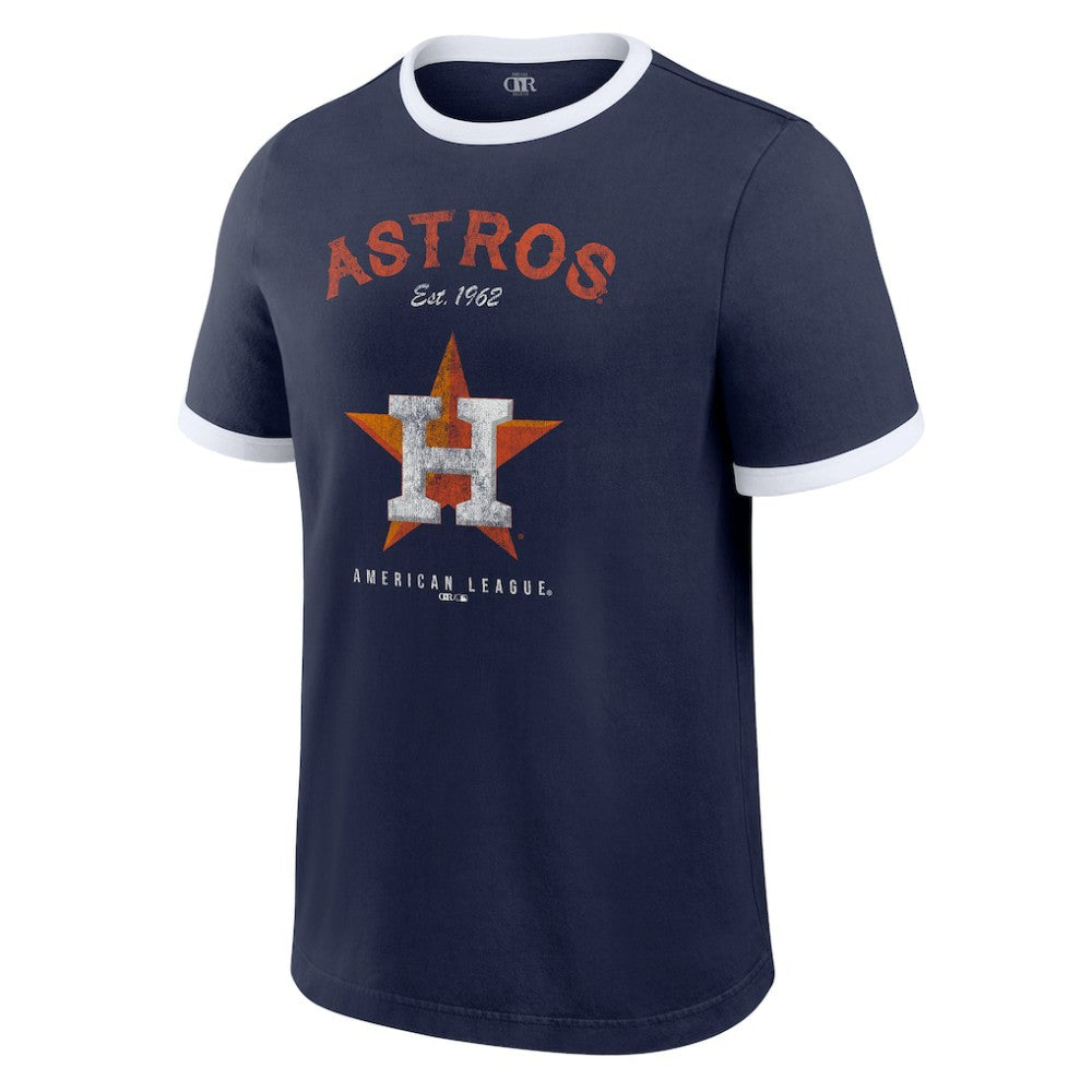 Houston Astros Darius Rucker Collection by Fanatics Washed Ringer T-Shirt - MLB