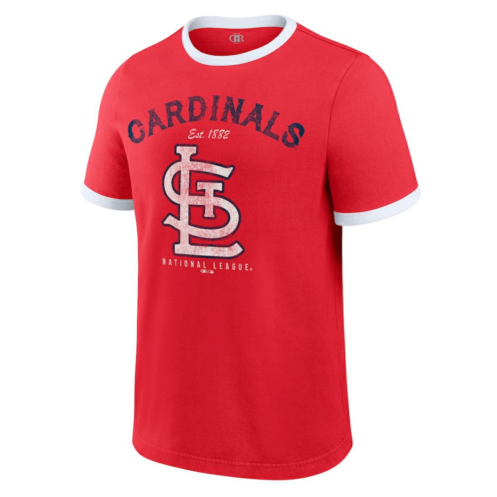 St. Louis Cardinals Darius Rucker Collection by Fanatics Washed Ringer T-Shirt - MLB